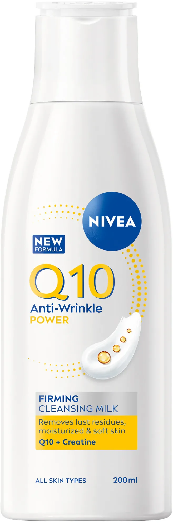 Lapte demachiant NIVEA Q10 Power antirid, 200 ml