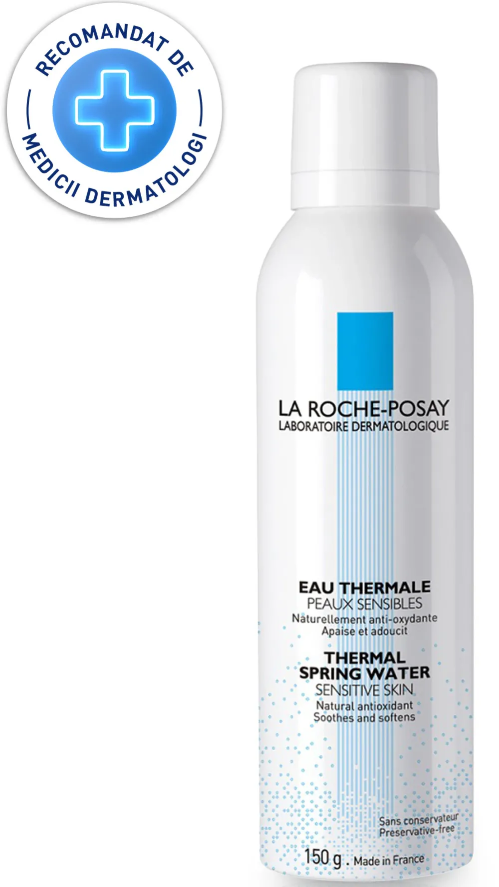 Apa termala La Roche-Posay, cu efect de calmare a pielii sensibile si iritate, copii si adulti, 150 ml