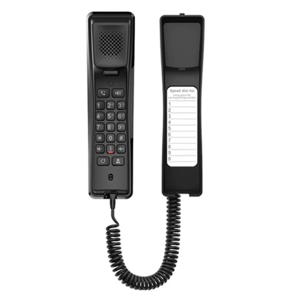 Telefon IP de hotel fanvil H2U-B negru