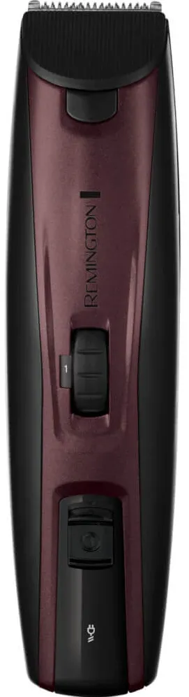 Set de tuns barba Remington Beard Kit MB4047, Lame din Titan cu autoascutire, Trimmer incorporat, 3 piepteni, Husa, Negru/Maro