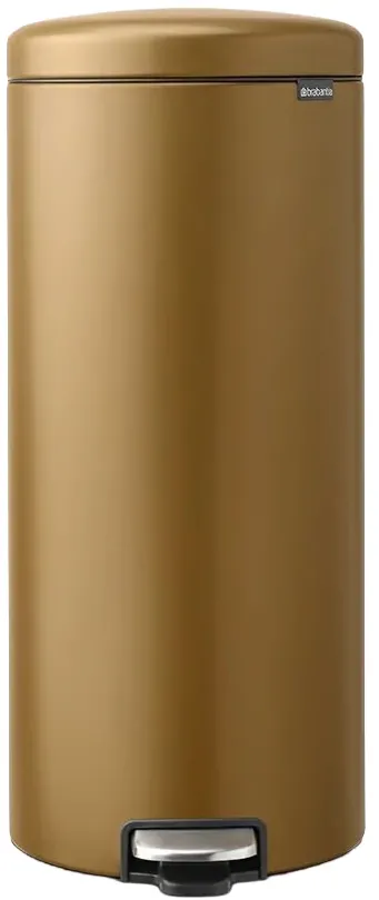 Brabantia Pedal Bin NewIcon 30 Liter Warm Brass