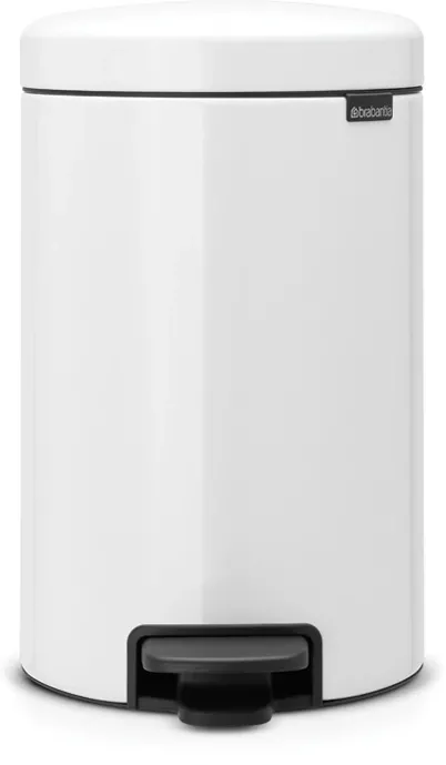 Brabantia Pedal Bin Newicon 12,0 L white