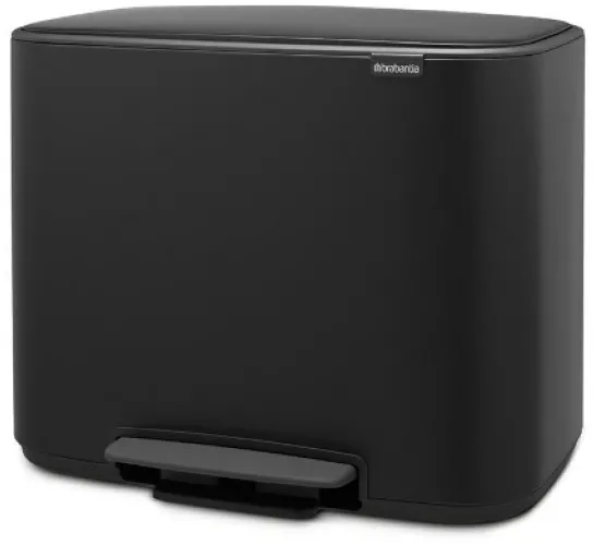 Brabantia Bo Pedal Bin 36 L black