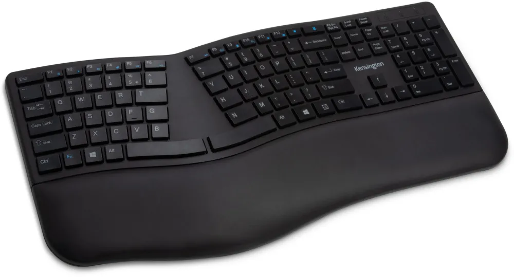 Tastatura ergonomica wireless Kensington Pro Fit Ergo layout NL