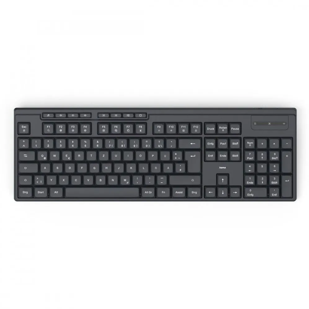 Tastatura wireless HAMA WK-200 negru