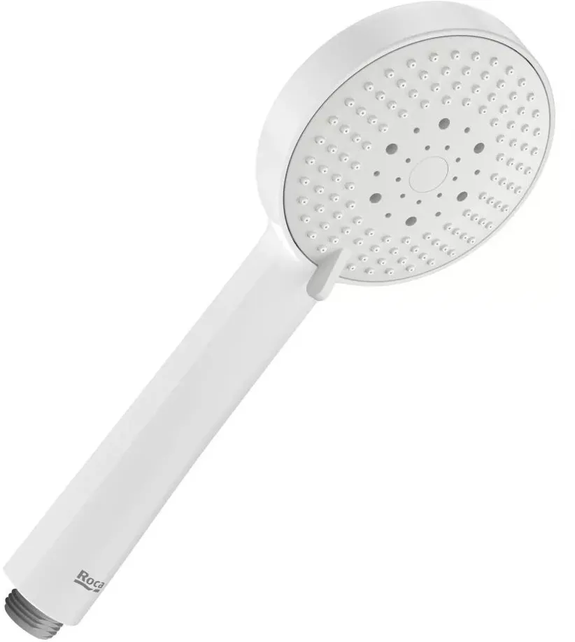 Para de dus A5B8113B00, Gama Stella, rotunda, 3 jeturi, 10cm, 8L/min, alb