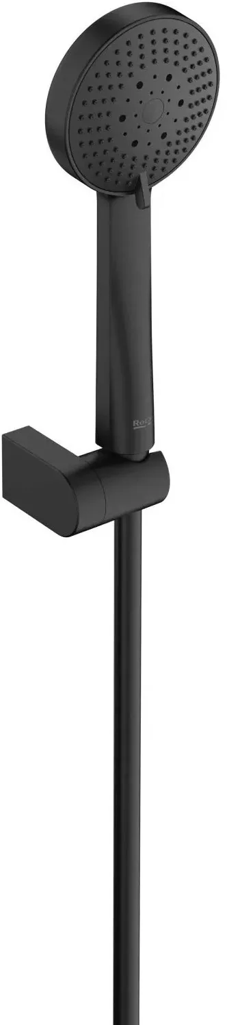 Set para de dus A5B8313NB0, Gama Stella, para dus cu 3 jeturi, suport cu brat ajustabil, furtun 1.7m, negru