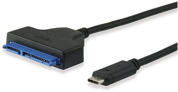 Adaptor EQUIP 133456 USB-C la SATA 2,5" 0,5 m negru