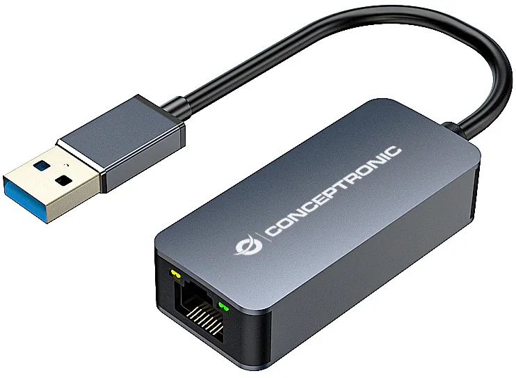 CONCEPTRONIC Adapter USB-A3.0->2.5GbE WoL 5Gbs 0.14m sw