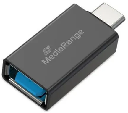 Adaptor universal MediaRange MRCS216 USB-A la USB-C negru