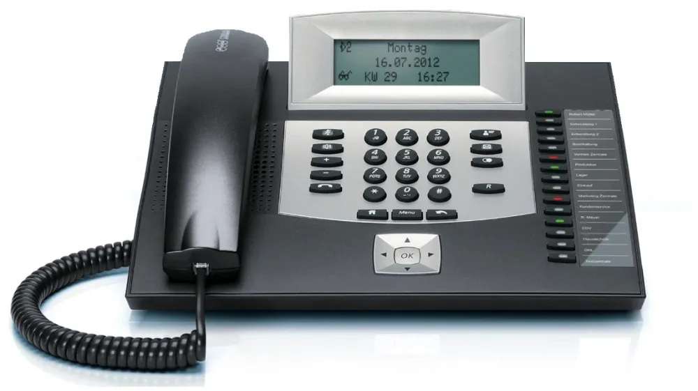Telefon fix Auerswald COMfortel 1600 ISDN negru