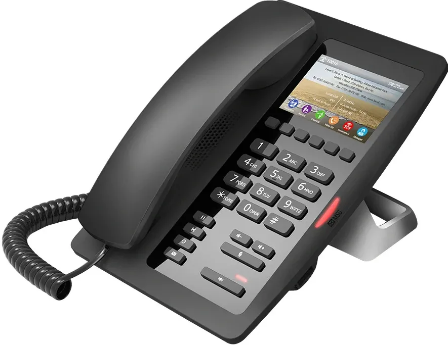 Telefon de hotel fanvil H5 negru