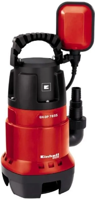 Pompa submersibila apa murdara Einhell GC-DP 7835, 780 W, 15700 l/h debit maxim, 8 m inaltime refulare, 7 m adancime absorbtie