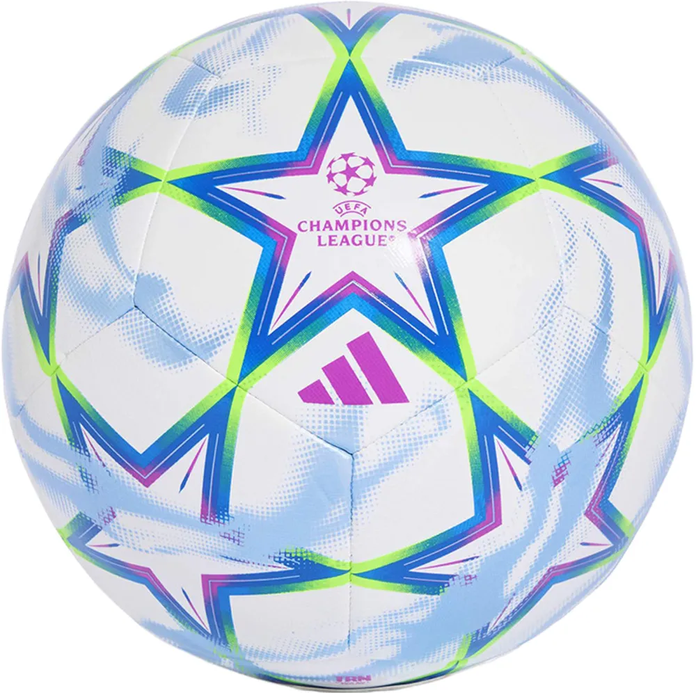 Minge de fotbal, adidas, Marimea 5, Alb / Mov / Albastru, UEFA Champions League Training