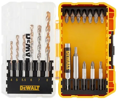 Set burghie si biti DeWalt DT70712 19 piese cutie modulara TSTAK