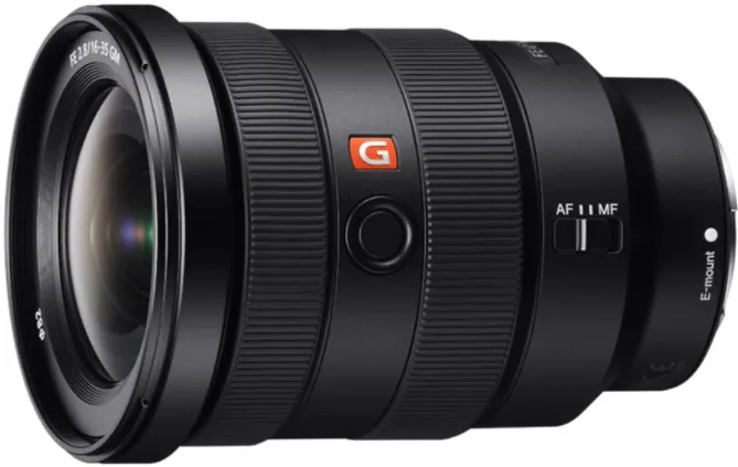 Obiectiv Sony, montura FE, 16-35mm, F2.8 GM, Negru