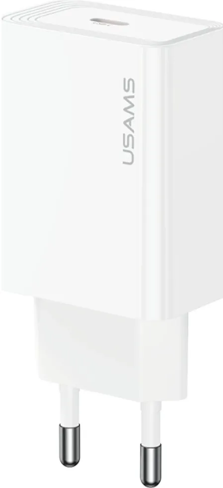 Incarcator de retea USAMS T69 USB-C 30W alb