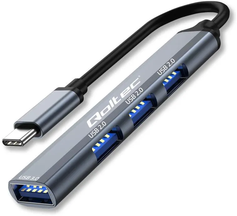 HUB adapter USB c 3.1 4in1, USB 3.0, 3x USB 2