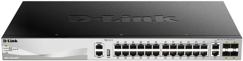 DGS-3130-30TS Switch 24GE 2x10G 4xSFP