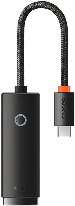 Adapter sieciowy Baseus Lite Series USB-C do RJ45 (czarny)
