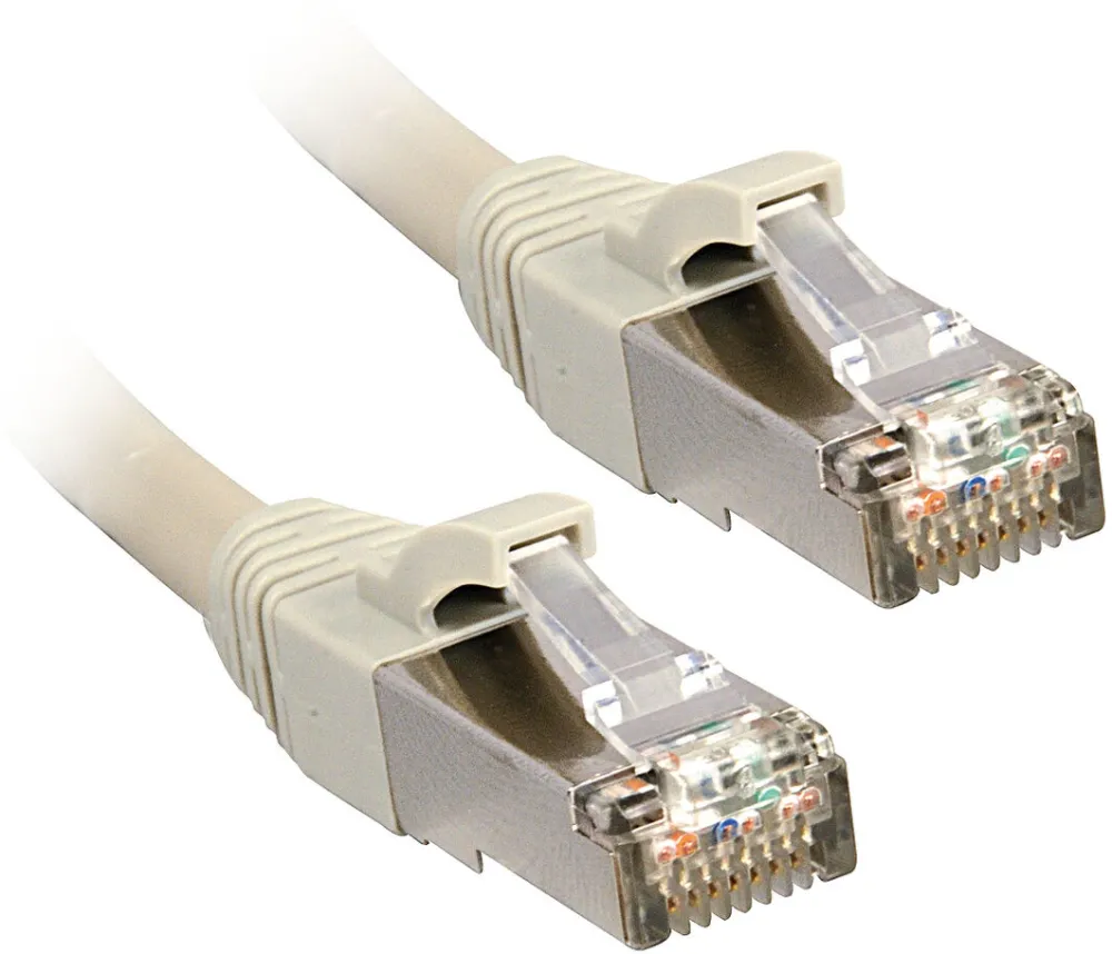 Cablu retea Lindy Cat6 STP 1 m gri