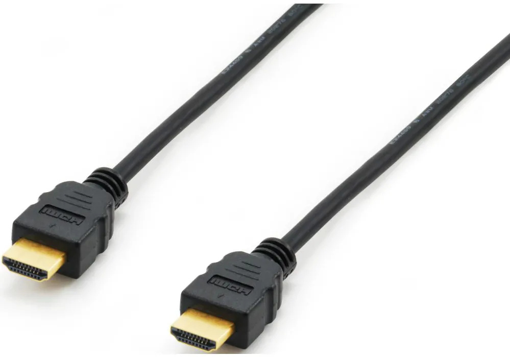 Cablu HDMI 1.4 EQUIP High Speed cu Ethernet 10.2 Gbps 4K/30Hz 5 m negru