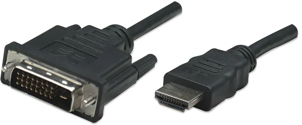 MANHATTAN HDMI auf DVI-Kabel, HDMI-Stecker auf DVI-D, 1m
