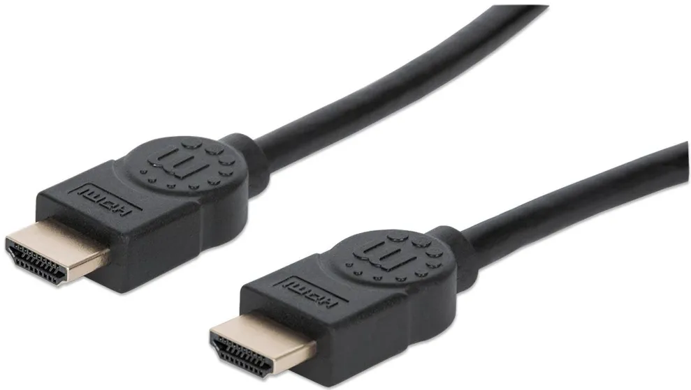 Cablu HDMI Premium MANHATTAN 355346 cu Ethernet 4K/60Hz 1.8 m negru