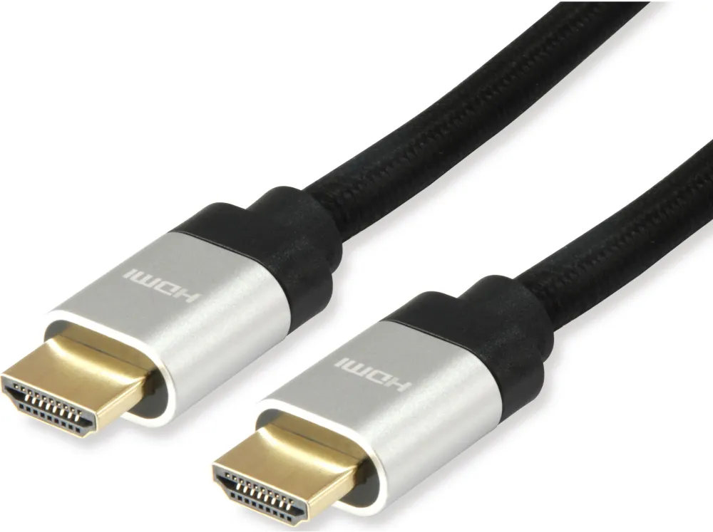 Cablu HDMI 2.1 EQUIP Ultra High Speed cu Ethernet 48 Gbps 8K/60Hz 1 m negru