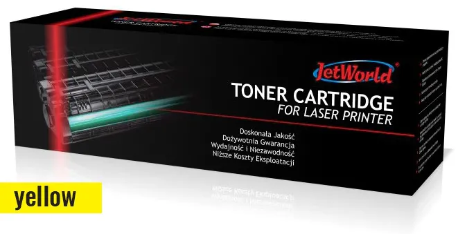 Toner JETWORLD JW-H452X/046HYN compatibil HP 410X CF412X / Canon CRG-046H galben