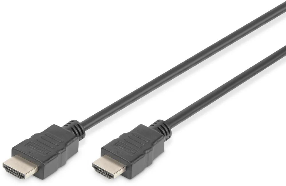 DIGITUS HDMI High Speed mit Ethernet Anschlusskabel, 3m, sw