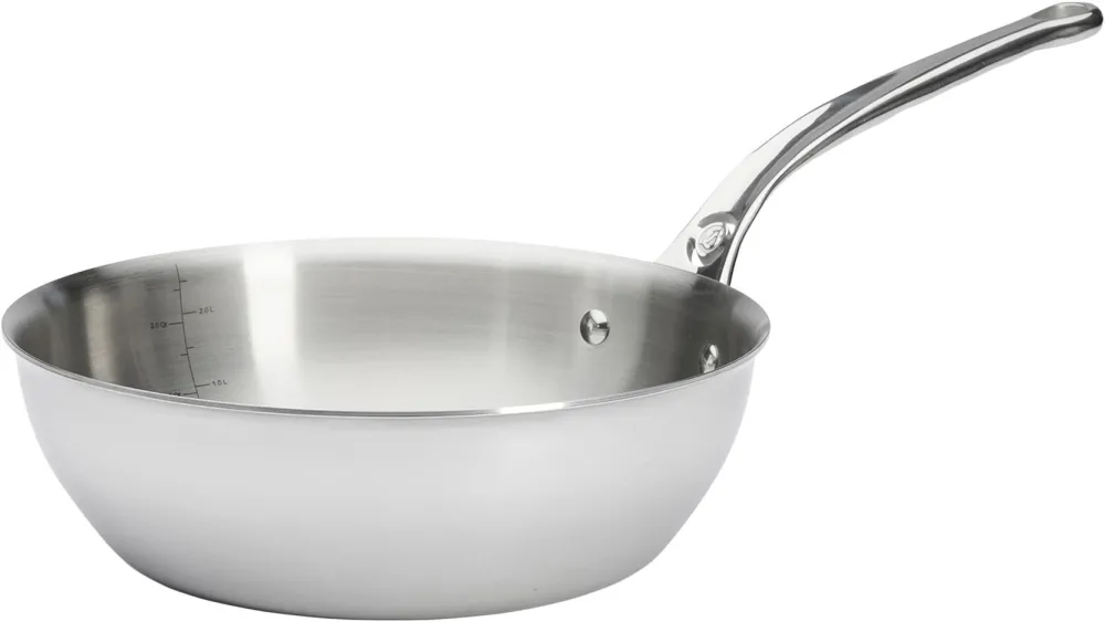 Tigaie sote evazata De Buyer Affinity inox 24 cm 3 l
