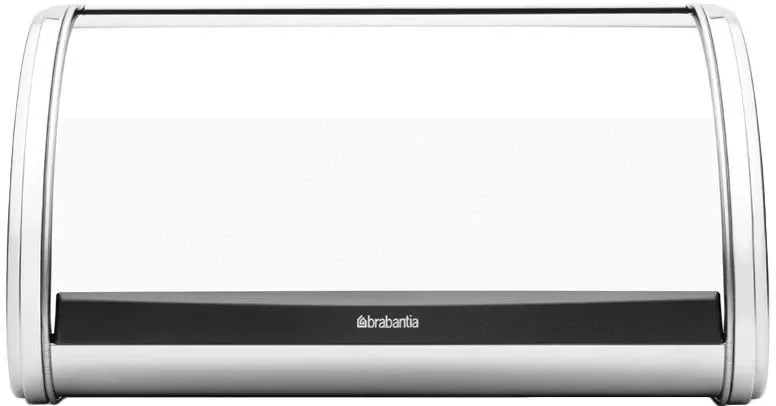 Brabantia Roll Top Bread Bin steel glossy, medium