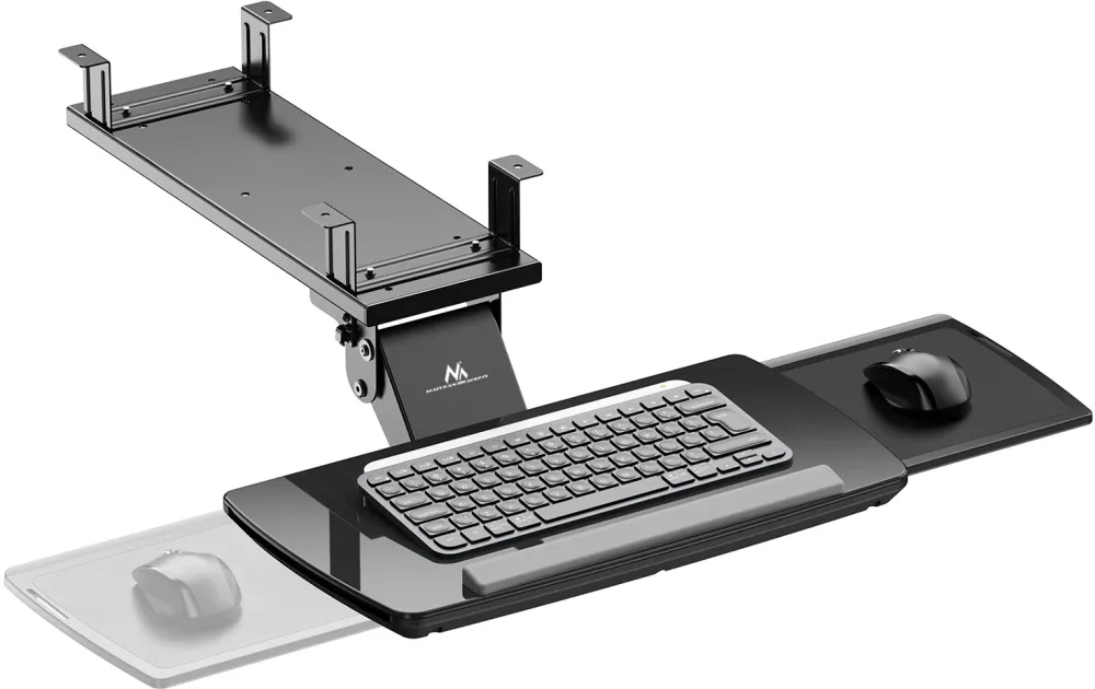 Suport tastatura MACLEAN MC-156 B negru lacuit, max 5 kg