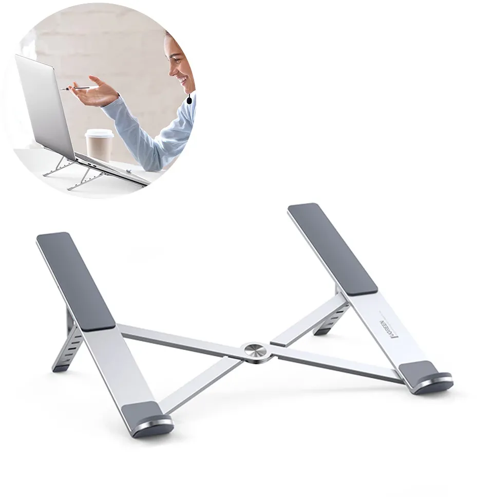 Laptop stand foldable adjustable LP451 - silver