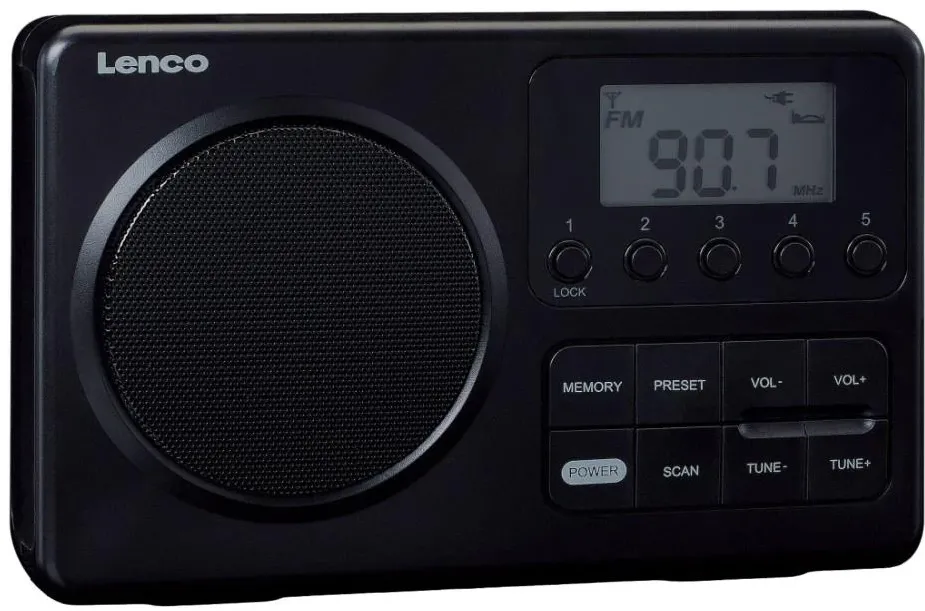 Lenco MPR-035BK black