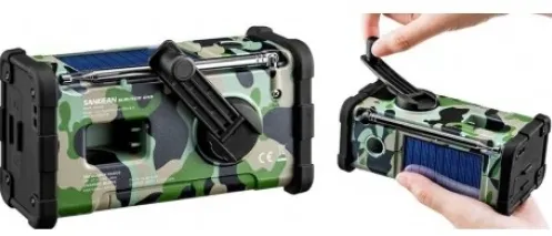 Sangean MMR-88 DAB+ camouflage Emergency/Hand Crank/Solar Radio