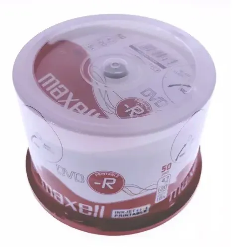 Maxell DVD-R 4.7, Inkjet white, Cake 50
