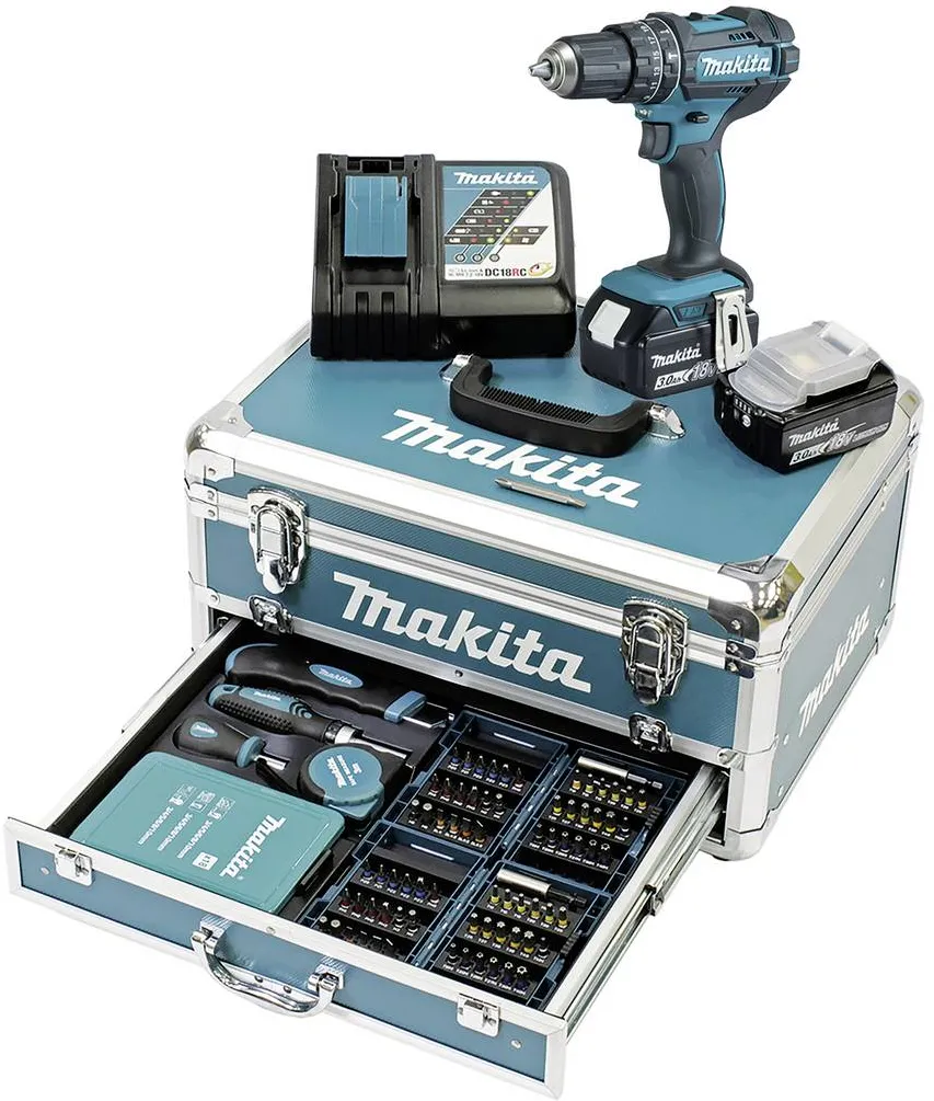 Makita DHP482RFX9 Cordless Combi Drill