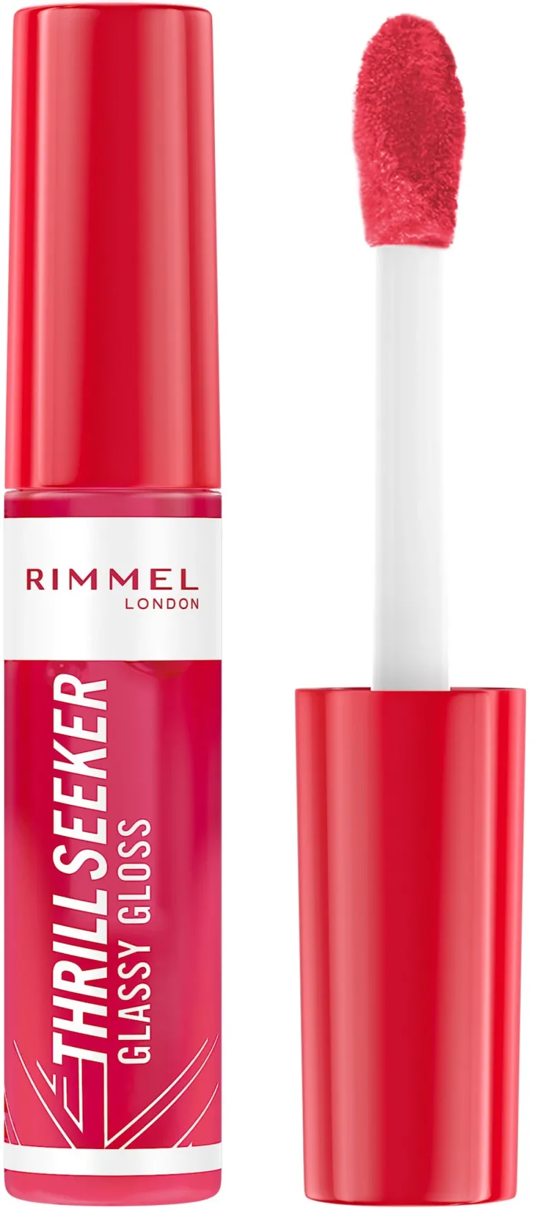 Luciu buze Rimmel London Thrill Seeker Glassy Lip Gloss, 350 Pink to the Berry, 10ml