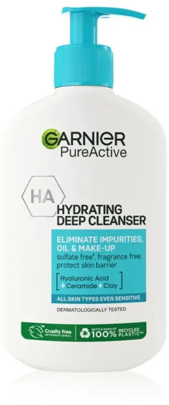 Gel hidratant de curatare pentru ten cu imperfectiuni Garnier Pure Active, 250ml