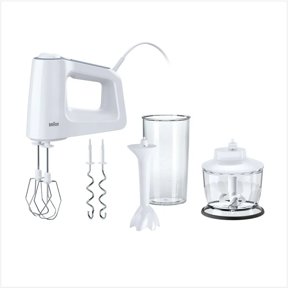 BRAUN Mixer manual HM 3135 W MultiMix 3, 500 W,  5 trepte de viteza, Alb