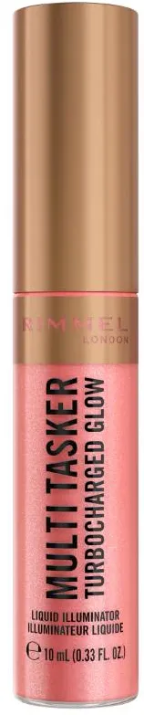 Iluminator lichid Rimmel Multi Tasker Turbocharged Glow, 002 Rosy Rebel, 10ml