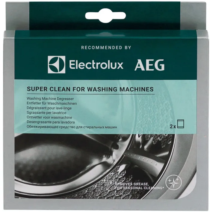 Tratament intensiv anticalcar SuperClean masini de spalat rufe ELECTROLUX M2WCP051, 2 plicuri x 50 g
