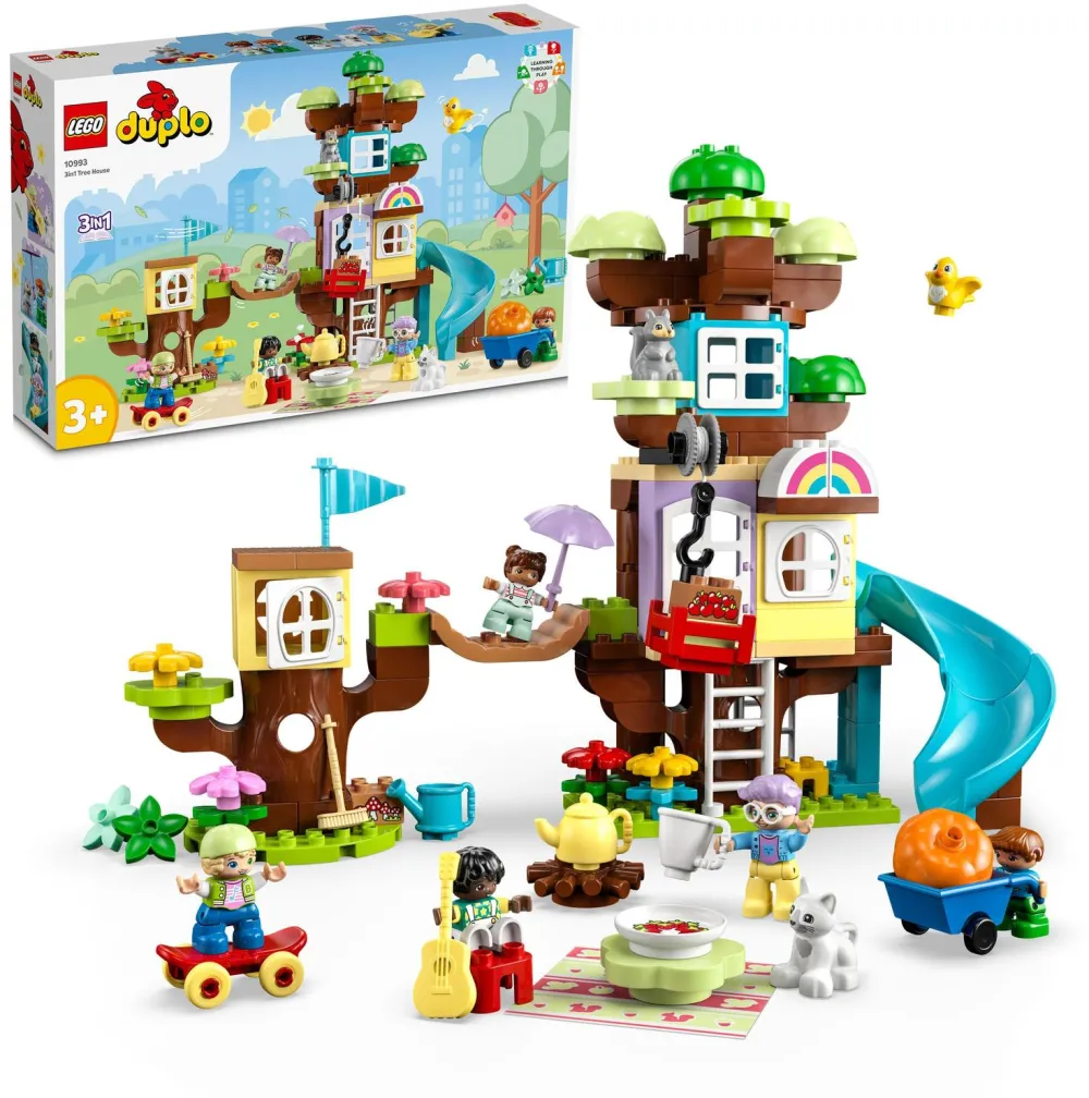 LEGO® DUPLO - Casa din copac 3 in 1 10993, 126 piese