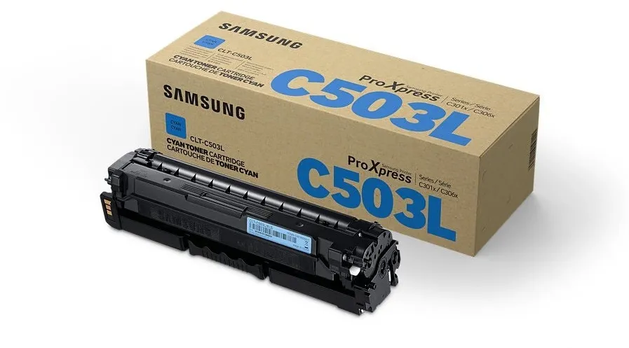 Toner imprimanta Samsung HP Cartridge Cyan CLT-C503L CLTC503L (SU014A)