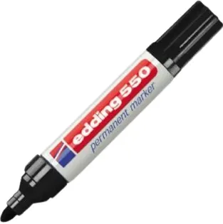 Marker permanent Edding 550 negru 4 mm