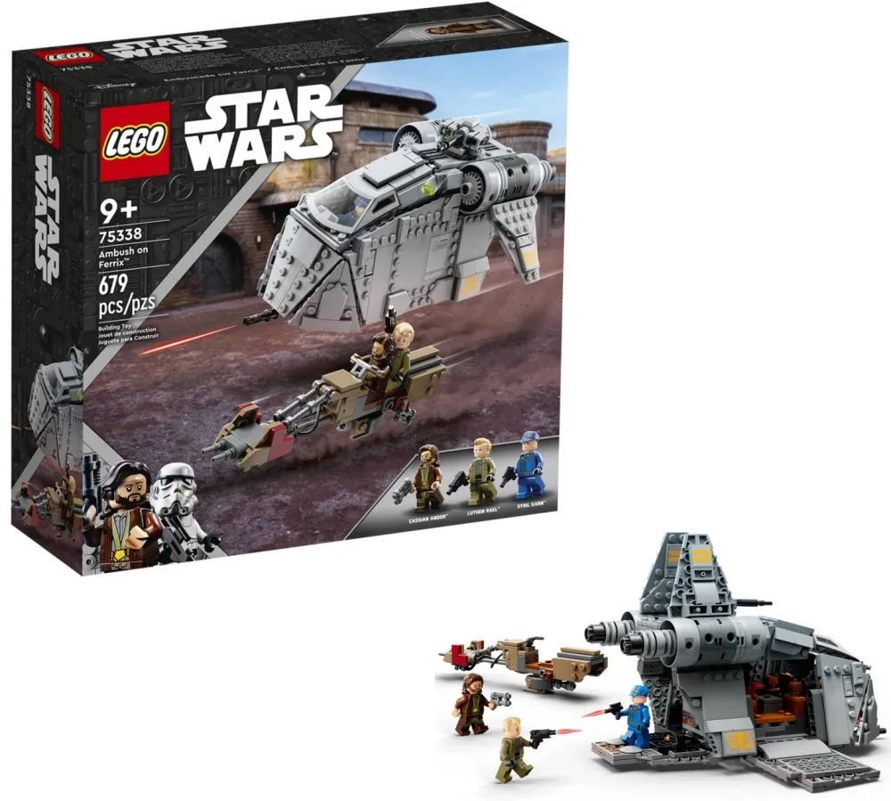 LEGO Star Wars - Ambuscadă pe Ferrix™ 75338, 679 piese
