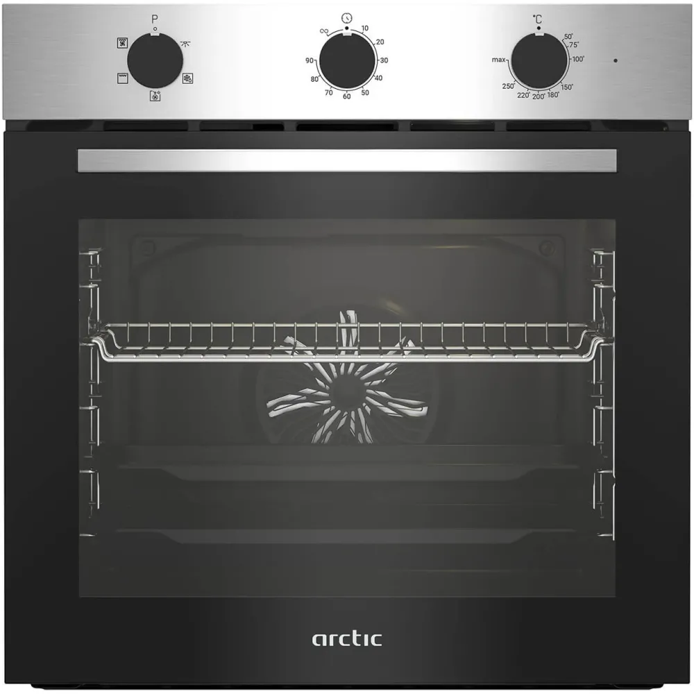 Cuptor electric Arctic, 71l, Clasa A, 4 functii, AeroCooking ,Aqua Drop Clean, Grill, Inox