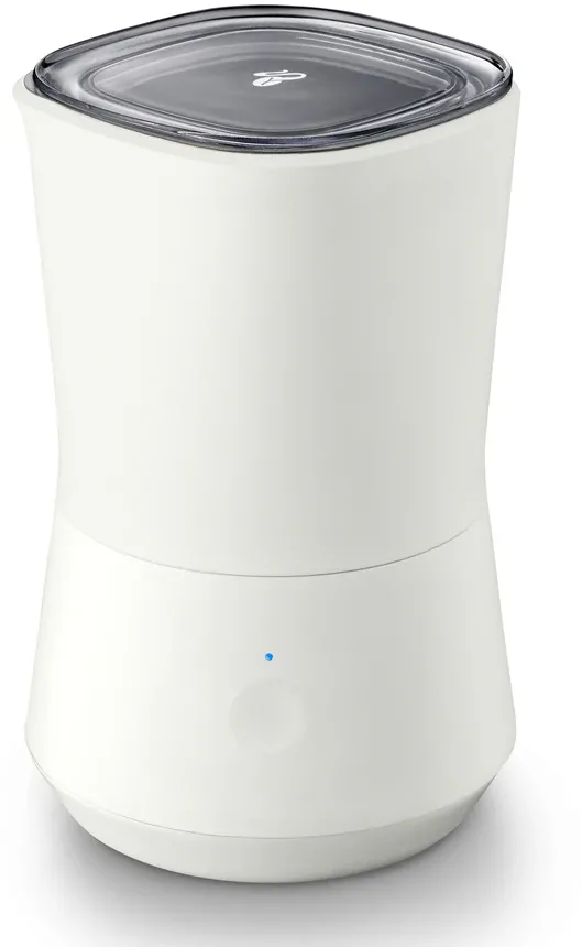 Aparat electric pentru spumarea laptelui Tchibo 625533, 250 ml, baza rotativa, alb